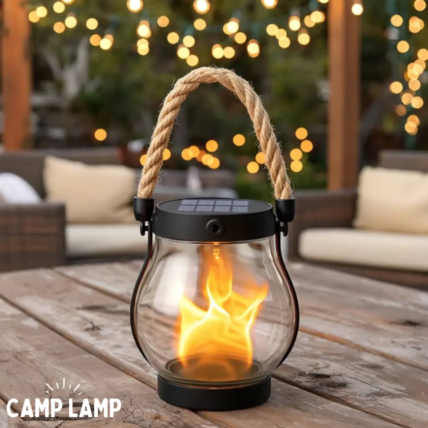 🔥 Solara™ Solar Flicker Camp Lantern