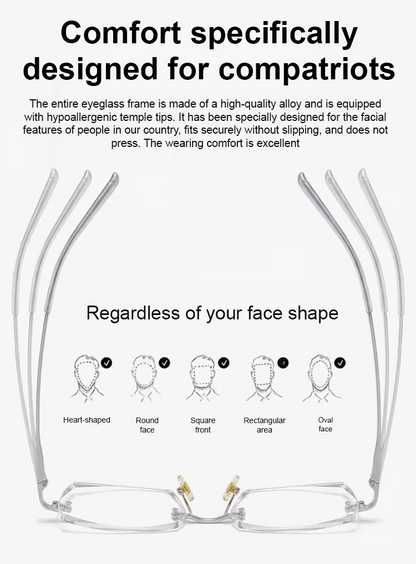 【Co-Created by Designers】Gypsophila Smart Zoom and Color-Changing Reading Glasses, Auto Focus Distance Near Progressive Multi-focus HD Vision - 23