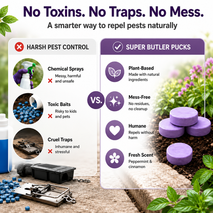 ✅ 10,000+ Happy Customers 🐭 All-Natural Peppermint & Cinnamon Pest & Rodent Repellent Pucks 🕷