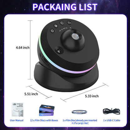 🌌 AstroVault™ 13-in-1 Galaxy Projector