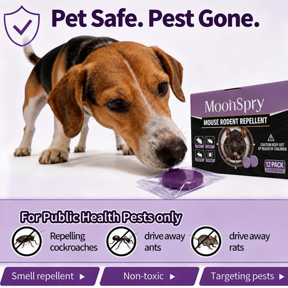 ✅ 10,000+ Happy Customers 🐭 All-Natural Peppermint & Cinnamon Pest & Rodent Repellent Pucks 🕷