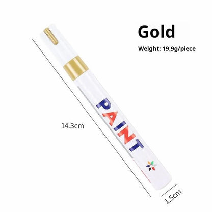 Oil-Based Tire Lettering & DIY Detail Pen Waterproof | Quick-Dry | Permanent
