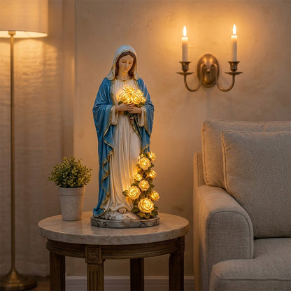 ✝️Our Lady Guardian Garden Glow Light✨- Sacred Garden Ornament