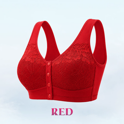 🔥HOT SALE🔥Front Closure Breathable Cotton Lifting Bra for Seniors