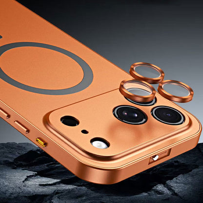 Magnetic Metal Snap-On Phone Case: Strong Magnetic Hold & Full Protection