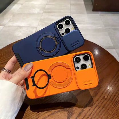 Multifunctional Sliding Camera Protection Magnetic Phone Case