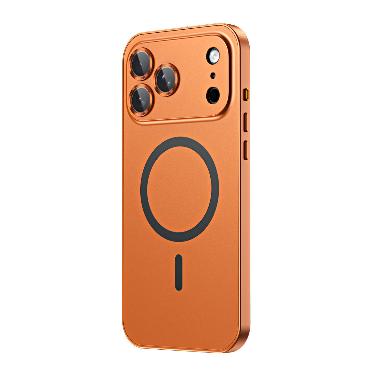Magnetic Metal Snap-On Phone Case: Strong Magnetic Hold & Full Protection