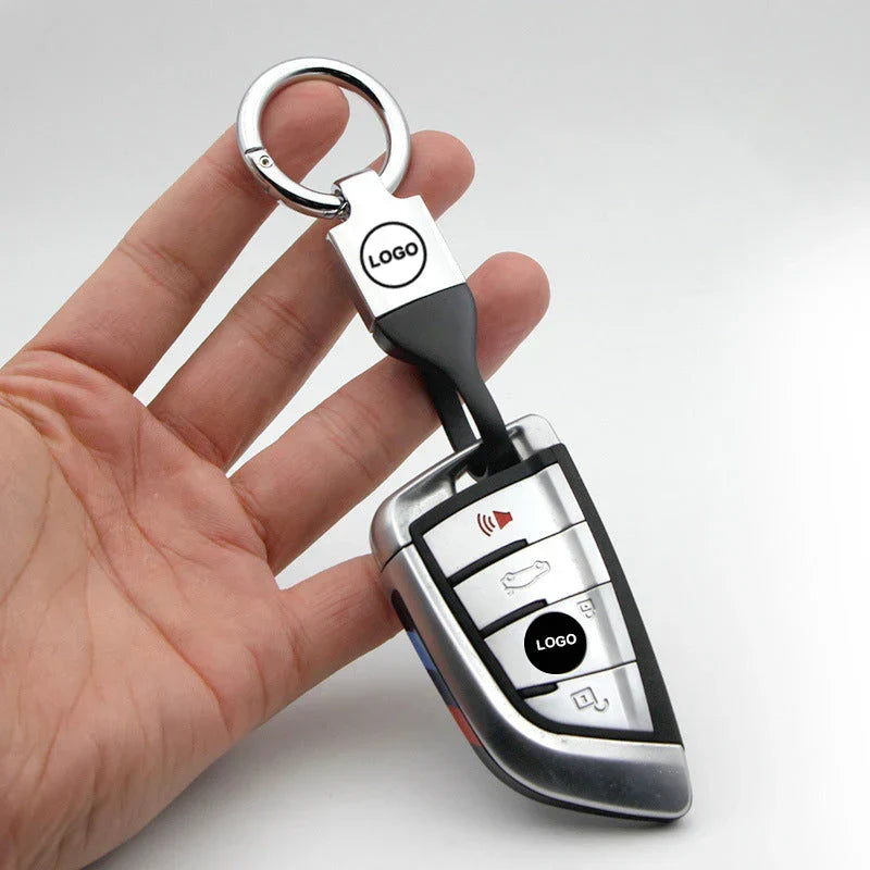 Tactical Quick-Release Keychain — Screwless Metal Car Key Ring with Heavy-Duty TPU Strap