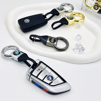 Tactical Quick-Release Keychain — Screwless Metal Car Key Ring with Heavy-Duty TPU Strap