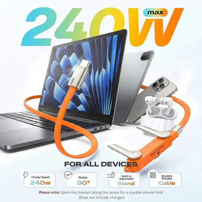 🔥🔥Fast-Charging Cable with Detatchable Stand