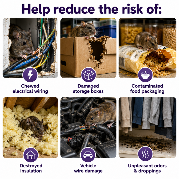 ✅ 10,000+ Happy Customers 🐭 All-Natural Peppermint & Cinnamon Pest & Rodent Repellent Pucks 🕷