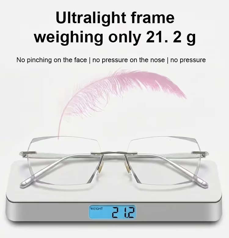 【Co-Created by Designers】Gypsophila Smart Zoom and Color-Changing Reading Glasses, Auto Focus Distance Near Progressive Multi-focus HD Vision - 34