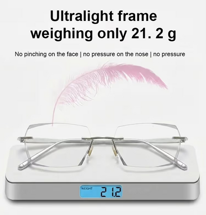 【Co-Created by Designers】Gypsophila Smart Zoom and Color-Changing Reading Glasses, Auto Focus Distance Near Progressive Multi-focus HD Vision - 34