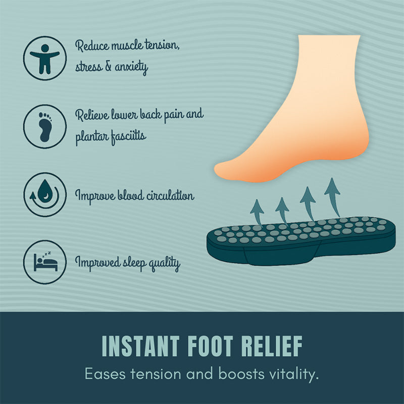 Reflexology FootMassage Slippers -Acupressure Slides