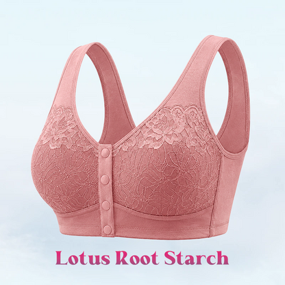 🔥HOT SALE🔥Front Closure Breathable Cotton Lifting Bra for Seniors