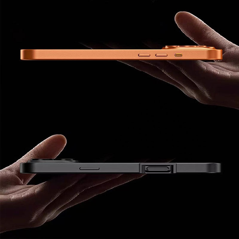 Magnetic Metal Snap-On Phone Case: Strong Magnetic Hold & Full Protection