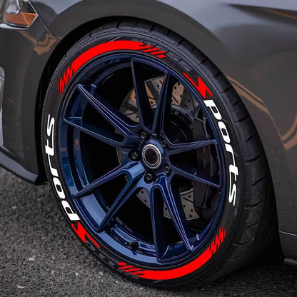 🚗🛞3D Car Tire Stickers – Waterproof Universal Wheel Decals | Motorcycle Auto Exterior Accessories