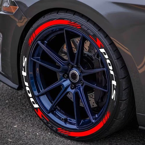 🚗🛞3D Car Tire Stickers – Waterproof Universal Wheel Decals | Motorcycle Auto Exterior Accessories