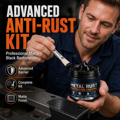 Metal Rust Repair & Protection Paste – Restore, Seal & Protect Rusty Metal with a Durable Matte Black Finish