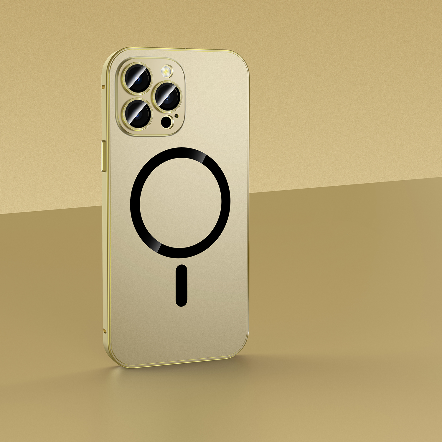 Magnetic Metal Snap-On Phone Case: Strong Magnetic Hold & Full Protection