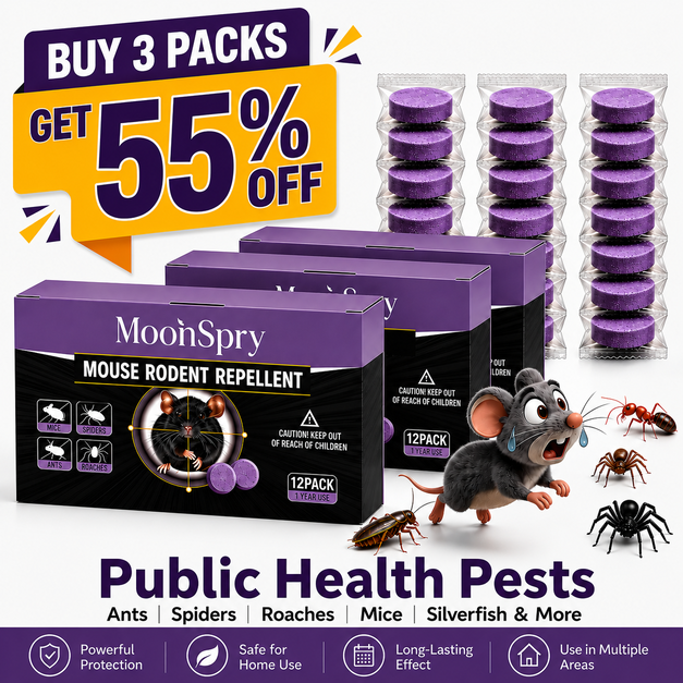 ✅ 10,000+ Happy Customers 🐭 All-Natural Peppermint & Cinnamon Pest & Rodent Repellent Pucks 🕷