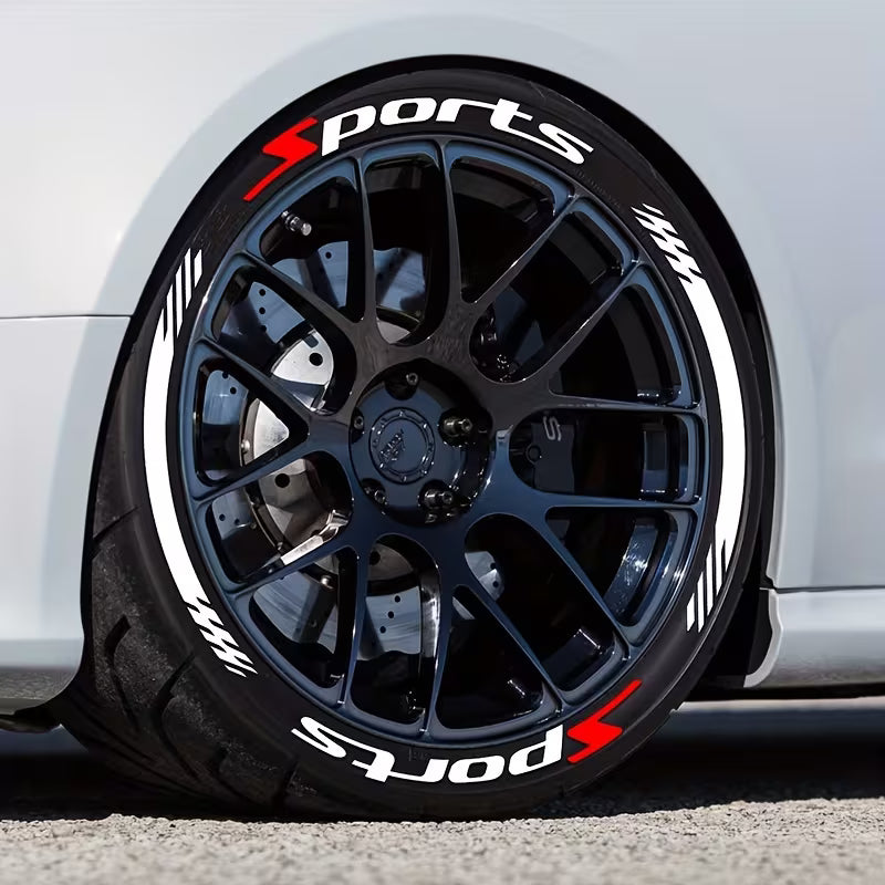 🚗🛞3D Car Tire Stickers – Waterproof Universal Wheel Decals | Motorcycle Auto Exterior Accessories