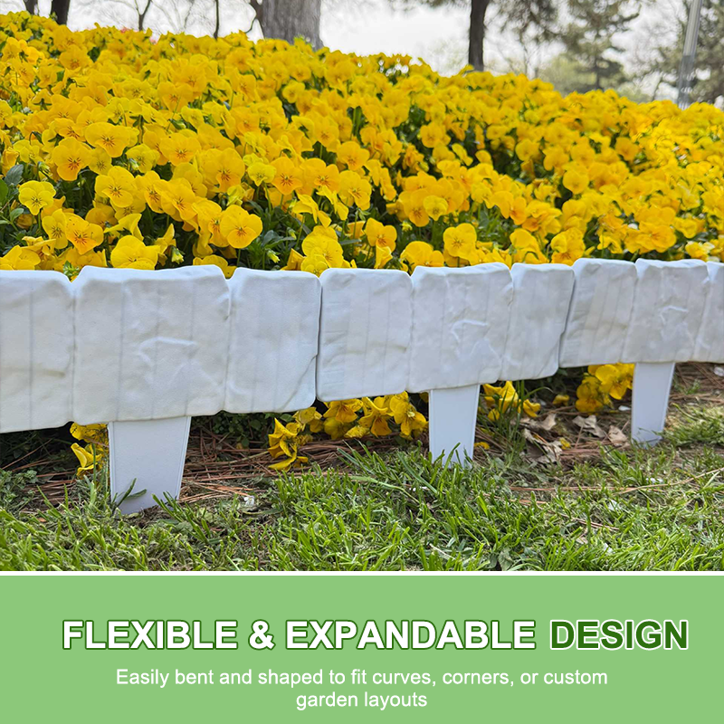 Stone-Effect Garden Fence Panels – Easy Install, Weatherproof Outdoor Edging