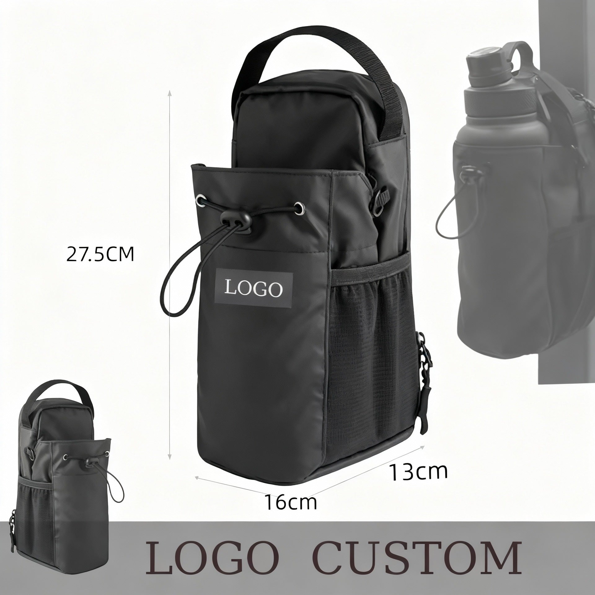 Magnetic Crossbody Bottle Bag – Hands-Free Gym Carry for Water, Phone & Keys