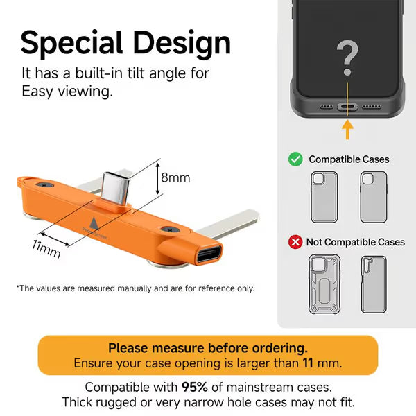 🔥🔥Fast-Charging Cable with Detatchable Stand