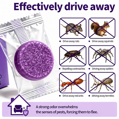 ✅ 10,000+ Happy Customers 🐭 All-Natural Peppermint & Cinnamon Pest & Rodent Repellent Pucks 🕷