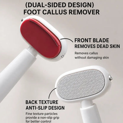 Dual‑Sided Foot Callus Remover: Detachable Washable Design & Effective🦶