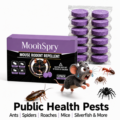 ✅ 10,000+ Happy Customers 🐭 All-Natural Peppermint & Cinnamon Pest & Rodent Repellent Pucks 🕷