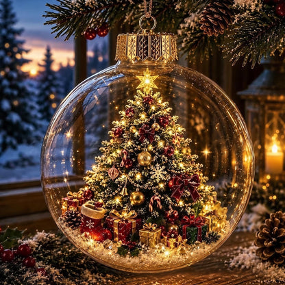 Glowing Christmas Diorama Ornament🎄