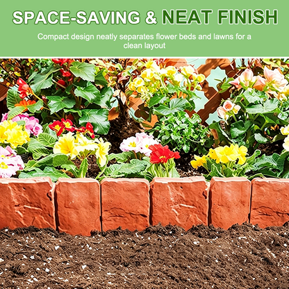 Stone-Effect Garden Fence Panels – Easy Install, Weatherproof Outdoor Edging