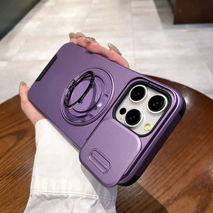 Multifunctional Sliding Camera Protection Magnetic Phone Case