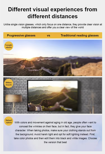 【Co-Created by Designers】Gypsophila Smart Zoom and Color-Changing Reading Glasses, Auto Focus Distance Near Progressive Multi-focus HD Vision - 21
