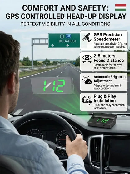 ⚡Hot Sales 51% OFF🔥Head-Up Display (HUD) Car GPS Digital Speedometer - 9