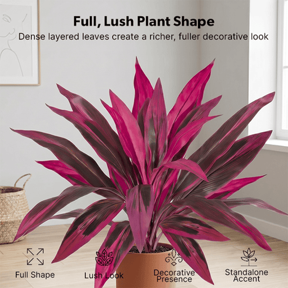 🎁 Mother's Day 60% OFF - Artificial Boston Fern & Dragon's Blood Tree Plants