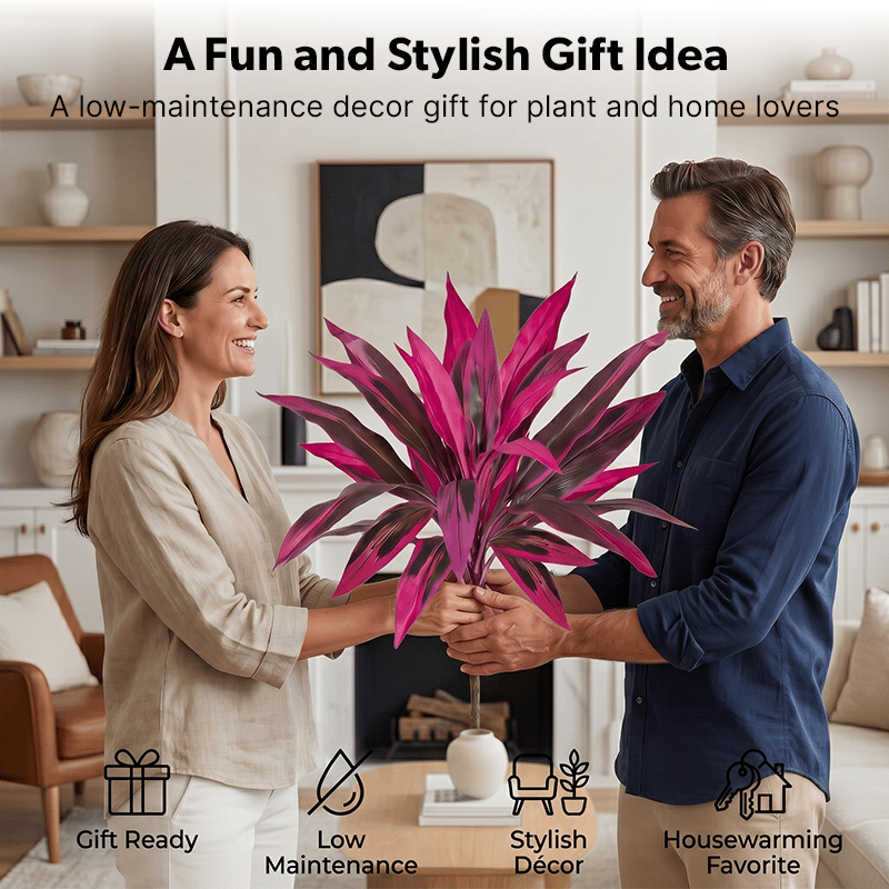 🎁 Mother's Day 60% OFF - Artificial Boston Fern & Dragon's Blood Tree Plants