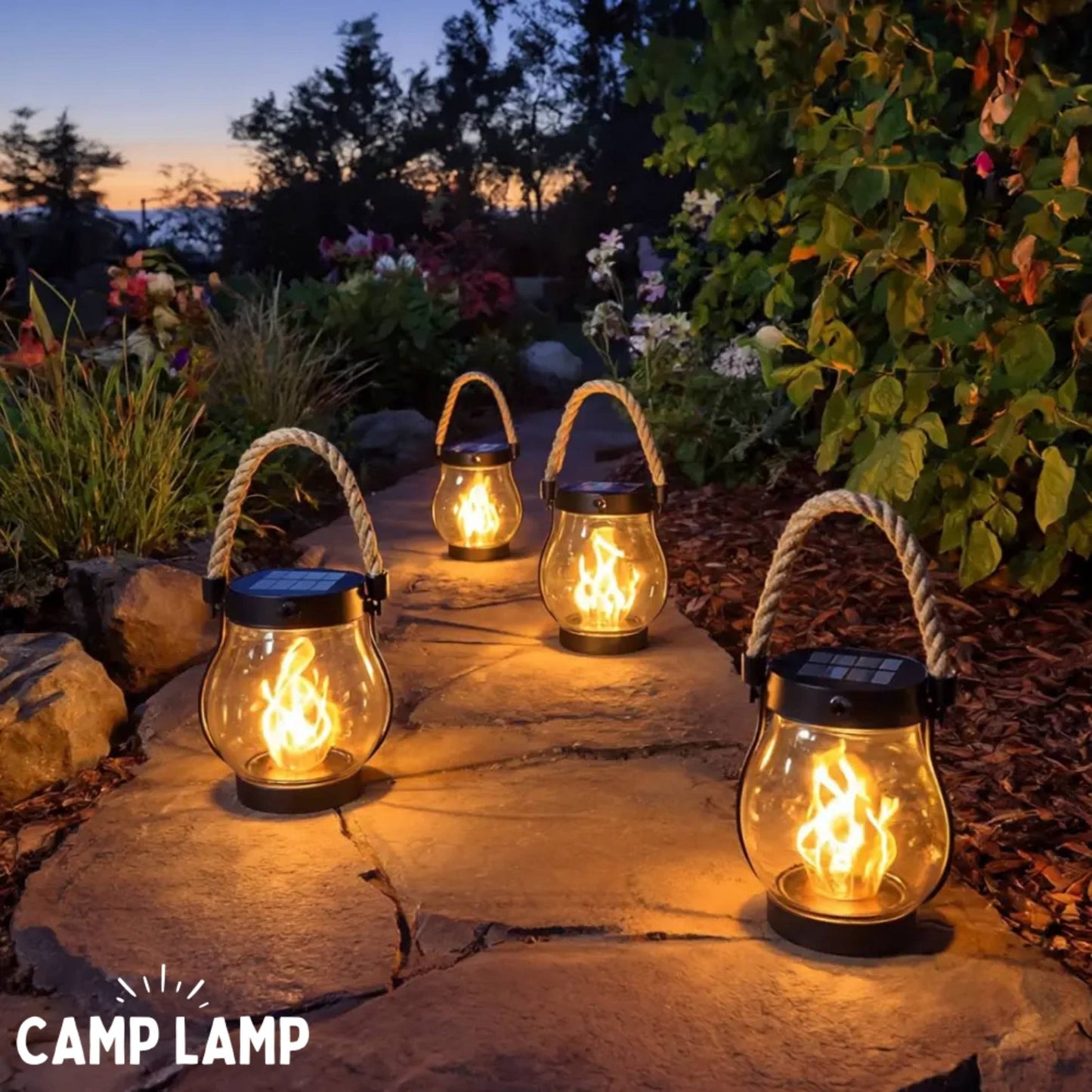 🔥 Solara™ Solar Flicker Camp Lantern