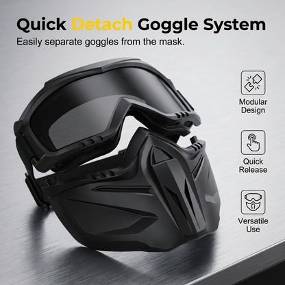 😎 Detachable Full Face Goggle Mask – 50% OFF Today Only 🔥