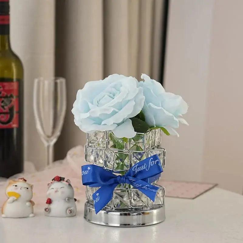 🌹 Eternal Rose Crystal Lamp