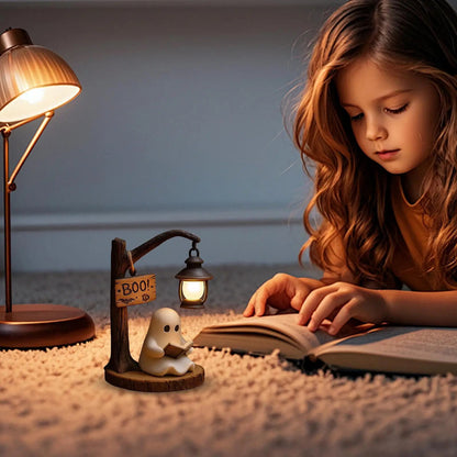👻 Boo Reading Ghost Lamp