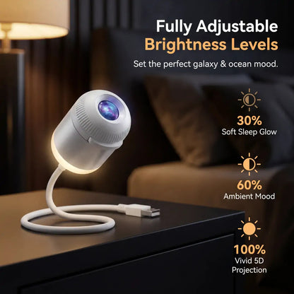 🌌HD Smart Dynamic 5D Holographic Night Light Projector