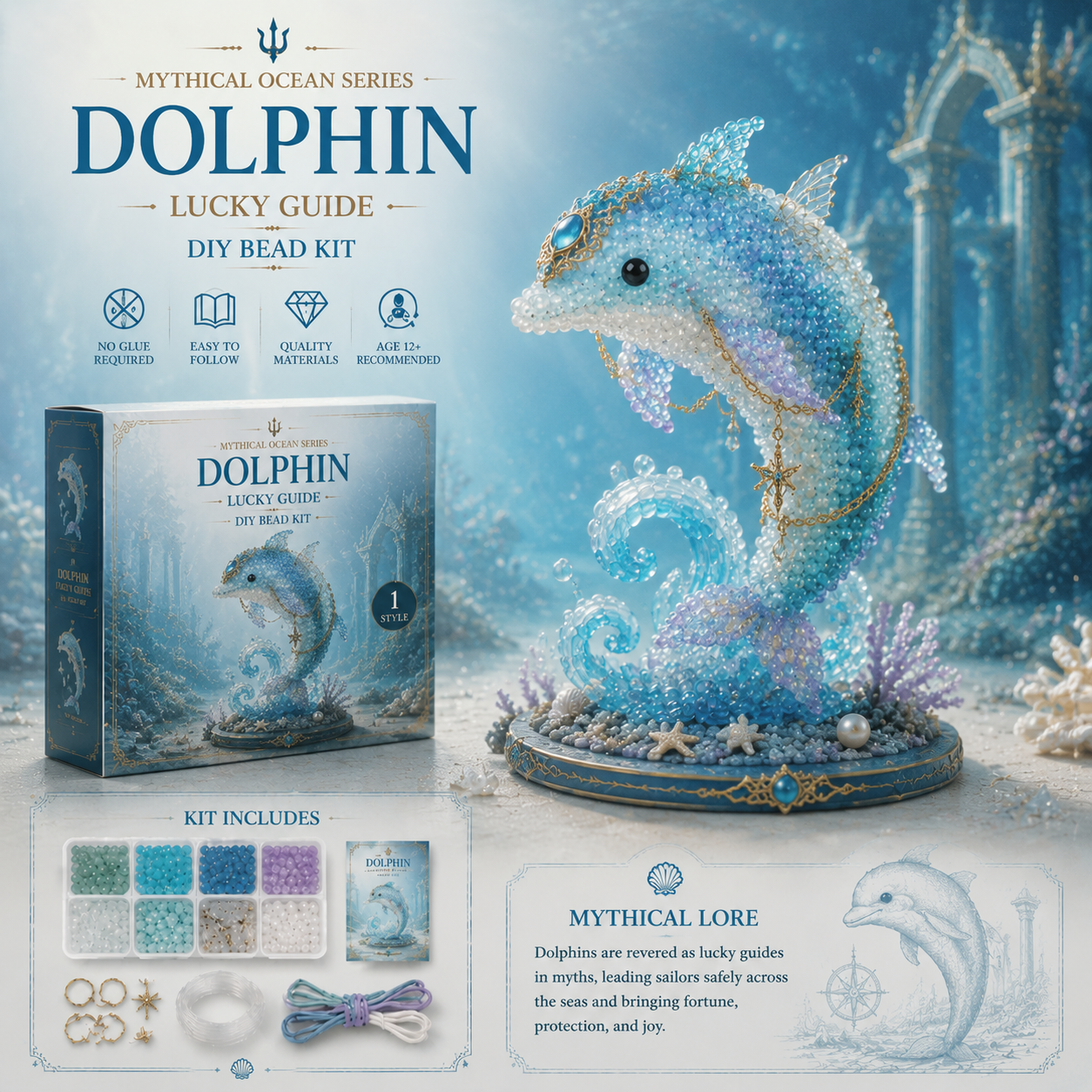 🌊 Mythical Ocean DIY Bead Kit