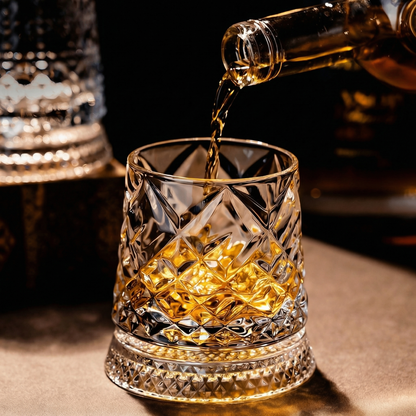 🥃 Ellis Rotating Whiskey Glass