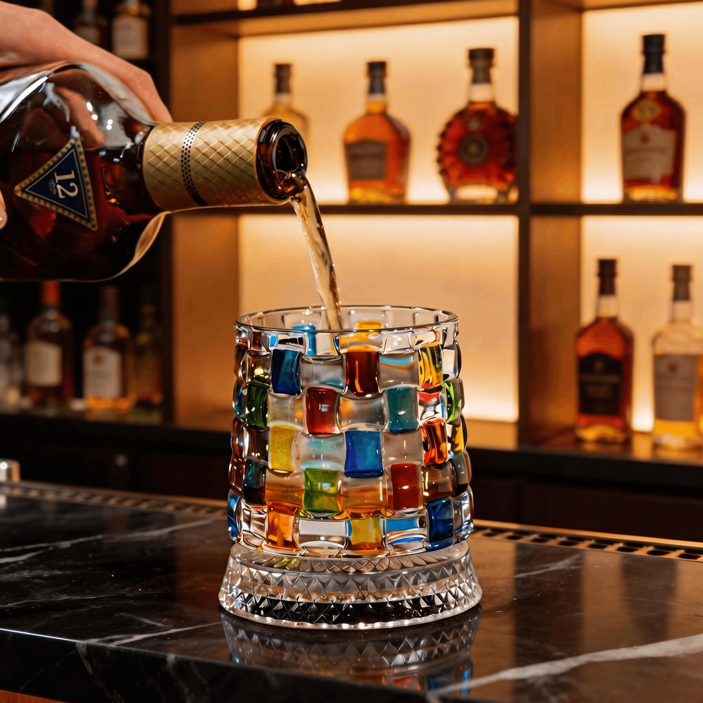 🥃 Ellis Rotating Whiskey Glass
