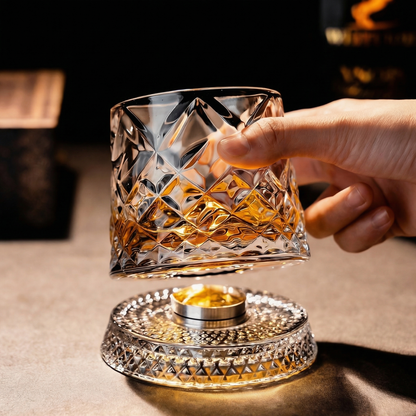 🥃 Ellis Rotating Whiskey Glass