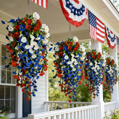 Decoration Tricolor Patriotic Artificial Flower