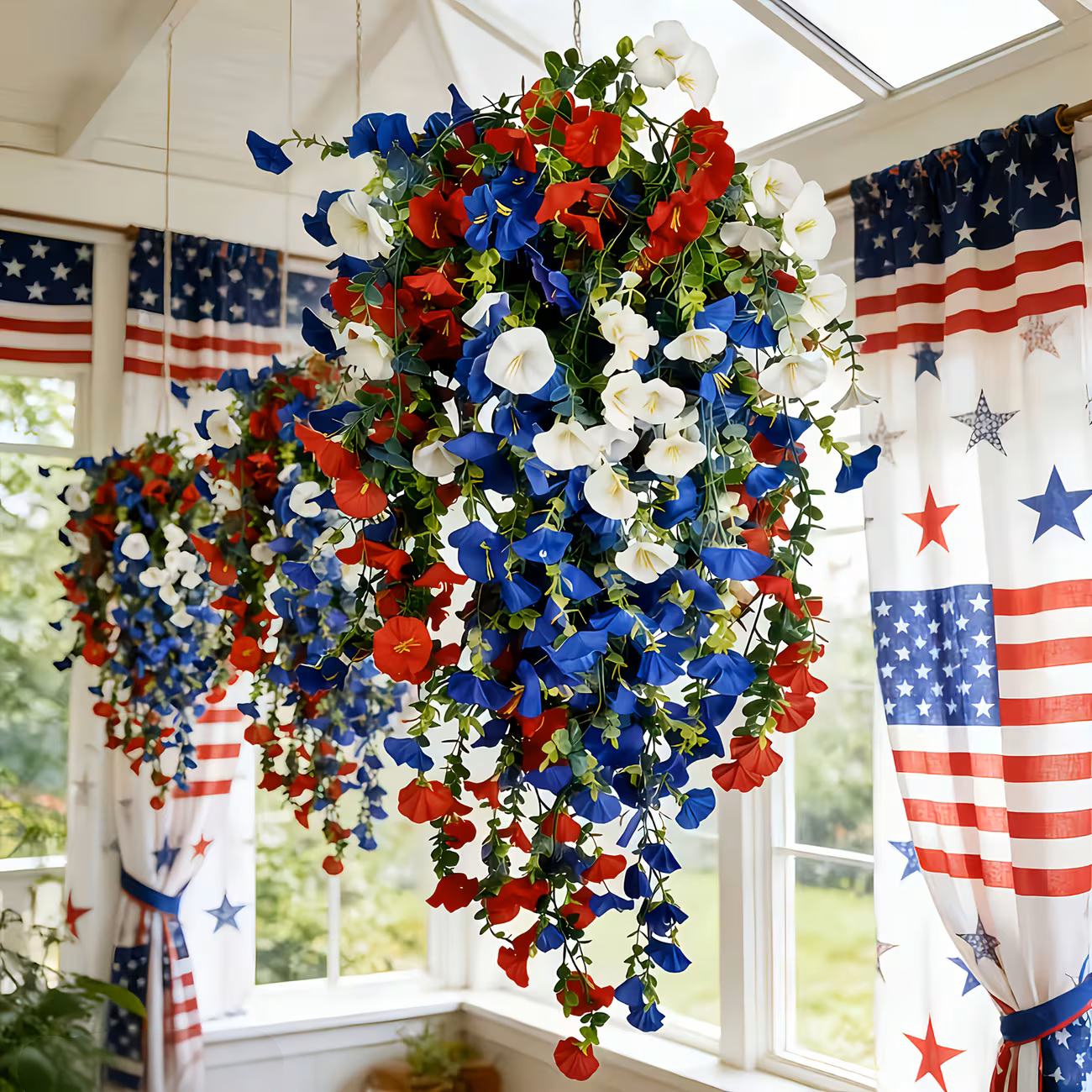 Decoration Tricolor Patriotic Artificial Flower